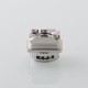 Dotshell Style Rebuildable Tank RBA w/ 3 MTL Pin for dotAIO Portable AIO Pod System Kit - Silver, 1.0mm + 1.2mm + 1.5mm