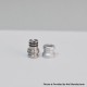 Mission XV DotMission Style Replacement Drip Tip for dotMod dotAIO V1 / V2 Pod - Silver