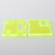 Authentic MK MODS V2 Replacement Front + Back Cover Panel Plate for dotMod dotAIO V2 Pod - Fluo Green, Acrylic (2 PCS)