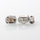 Rekavape Wick'd Bridg'd Style RBA Bridge for Boro Devices / Billet / BB Mod Kit - Silver, 1.2mm, 2.5mm, 3.0mm, 3.5mm, 4.0mm