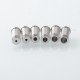 MISSION KB2 Style RBA Bridge for BB / Billet / Boro - Silver, Air Pins 1.0mm / 1.2mm / 2.0mm / 2.5mm / 3.0mm / 3.5mm / 4.3mm