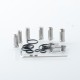 MISSION KB2 Style RBA Bridge for BB / Billet / Boro - Silver, Air Pins 1.0mm / 1.2mm / 2.0mm / 2.5mm / 3.0mm / 3.5mm / 4.3mm