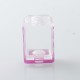 S-ProRo Style Boro Tank for SXK BB / Billet AIO Box Mod Kit - Pink + Clear, Aluminum + Acrylic