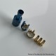 MOBB Mini King Style RBA Bridge for Billet / BB / Boro Tank - Blue, Titanium, Air Pins 1.2mm, 1.5mm, 2.5mm, 3.5mm