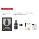 Authentic VandyVape Bskr Mini V3 MTL RTA Atomizer - Frosted Grey, 4ml, 22mm