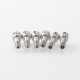 Authentic Auguse Mohist RBA Bridge for Billet / BB / Boro Mod - Silver, Air Pins 0.8, 0.9, 1.0, 1.2, 1.5, 1.8, 2.0mm