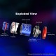 [Ships from Bonded Warehouse] Authentic Hellvape Dead Rabbit Solo RDA Atomizer - Blue Purple, 22mm, 6th Anniv EDN