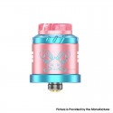 [Ships from Bonded Warehouse] Authentic Hellvape Dead Rabbit Solo RDA Atomizer - Pink Blue, 22mm, 6th Anniv EDN