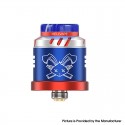 [Ships from Bonded Warehouse] Authentic Hellvape Dead Rabbit Solo RDA Atomizer - Blue Silver, 22mm, 6th Anniv EDN