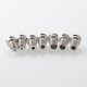 Authentic MK MODS Infinity RBA Bridge for Billet / BB / Boro Mod - Silver, 8 PCS Pin 1.0, 1.2, 2.0, 2.5, 3.0, 3.5, 4.0, 4.5mm