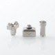 Authentic MK MODS Infinity RBA Bridge for Billet / BB / Boro Mod - Silver, 8 PCS Pin 1.0, 1.2, 2.0, 2.5, 3.0, 3.5, 4.0, 4.5mm