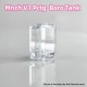 Monarchy MNCH V1 Style Boro Tank for SXK BB / Billet AIO Box Mod Kit - Translucent, PCTG