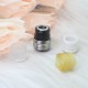 SXK Monarchy MNCH Knob Style Drip Tip for BB / Billet / Boro AIO Box Mod - SS316 + Black POM + White PET + Clear Acrylic + Ultem