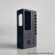 BMM.38 Aio Style 60W Boro Box Mod - Black, Flower Pattern, 1~60W, 1 x 18650 / 21700, Evolv DNA60 Chipset