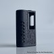 BMM.38 Aio Style 60W Boro Box Mod - Black, Flower Pattern, 1~60W, 1 x 18650 / 21700, Evolv DNA60 Chipset