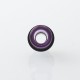 909 Modify Style 510 Drip Tip for RDA / RTA / RDTA Atomizer - Purple, Aluminum Alloy + Acrylic