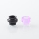 909 Modify Style 510 Drip Tip for RDA / RTA / RDTA Atomizer - Purple, Aluminum Alloy + Acrylic