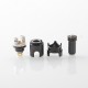 Monarchy Mobb The Last One Style RBA Bridge for Billet / BB / Boro Tank - Black, SS, Air Pins 1.2 / 1.5 / 2.5 / 3.5mm