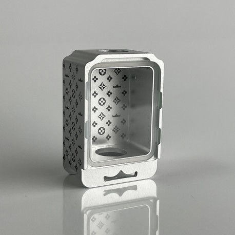 Monarchy King'bo V2 Style Boro Tank for SXK BB / Billet AIO Box Mod Kit - Silver, Aluminum Alloy