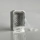 Monarchy King'bo V2 Style Boro Tank for SXK BB / Billet AIO Box Mod Kit - Silver, Aluminum Alloy