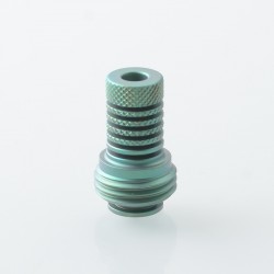 Monarchy Lazy Knurled Style Drip Tip for BB / Billet / Boro AIO Box Mod - Blueing, Titanium