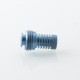 Monarchy Lazy Knurled Style Drip Tip for BB / Billet / Boro AIO Box Mod - Blue, Titanium