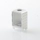 Authentic Ambition Mods 2.0 Boro Tank for SXK BB / Billet AIO Box Mod Kit - Rhombus Silver, Aluminum