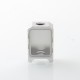 Authentic Ambition Mods 2.0 Boro Tank for SXK BB / Billet AIO Box Mod Kit - Rhombus Silver, Aluminum