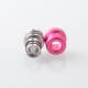 Mission XV DotMission Style Replacement Drip Tip for dotMod dotAIO V1 / V2 Pod - Pink, Stainless Steel + Aluminum