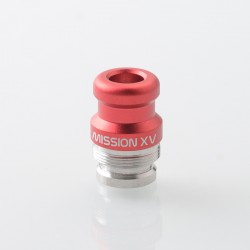 Mission XV DotMission Style Replacement Drip Tip for dotMod dotAIO V1 / V2 Pod - Red, Stainless Steel + Aluminum