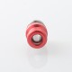 Mission XV DotMission Style Replacement Drip Tip for dotMod dotAIO V1 / V2 Pod - Red, Stainless Steel + Aluminum