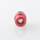 Mission XV DotMission Style Replacement Drip Tip for dotMod dotAIO V1 / V2 Pod - Red, Stainless Steel + Aluminum