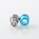 Mission XV DotMission Style Replacement Drip Tip for dotMod dotAIO V1 / V2 Pod - Blue, Stainless Steel + Aluminum