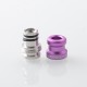 Mission XV DotMission Style Replacement Drip Tip for dotMod dotAIO V1 / V2 Pod - Purple, Stainless Steel + Aluminum