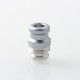 Mission XV DotMission Style Replacement Drip Tip for dotMod dotAIO V1 / V2 Pod - Grey, Stainless Steel + Aluminum