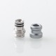 Mission XV DotMission Style Replacement Drip Tip for dotMod dotAIO V1 / V2 Pod - Grey, Stainless Steel + Aluminum