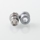 Mission XV DotMission Style Replacement Drip Tip for dotMod dotAIO V1 / V2 Pod - Grey, Stainless Steel + Aluminum