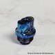 Authentic MK MODS Toxic TA Integrated Drip Tip for BB / Billet / Boro AIO Box Mod - Blue, Titanium