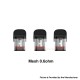 [Ships from Bonded Warehouse] Authentic SMOK Novo Pod Cartridge for Novo 3, Novo 2X / Propod GT 2ml - Mesh 0.6ohm (3 PCS)