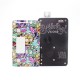 Authentic ETU Starer Square Front + Back Door Panel Plates for BB / Billet Box Mod -Skeleton, Acrylic (2 PCS)