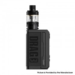 [Ships from Bonded Warehouse] Authentic Voopoo Drag 3 177W VW Box Mod Kit with TPP-X Pod Tank - Black, 5~177, TPD