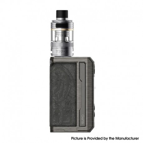 [Ships from Bonded Warehouse] Authentic Voopoo Drag 3 177W VW Box Mod Kit with TPP-X Pod Tank - Eagle Grey, 5~177, TPD