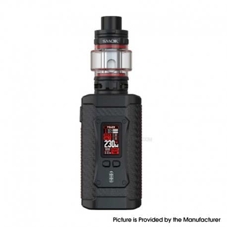 [Ships from Bonded Warehouse] Authentic SMOK Morph 2 Kit 230W Box Mod + TFV18 Tank - Black Carbon Fiber, 1~230W, 2 x18650, 7.5ml