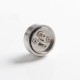 Dvarw MTL FL Facelift Style RTA Rebuildable Tank Atomizer w/ 11 x Inserts - Silver, Titanium, 3.5ml, SS, 22mm Dia