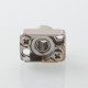 SteamShell Style RBA Bridge for Billet / BB / Boro Tank - Silver, Air Flow Pin 0.8 / 1.0 / 1.2 / 1.5 / 1.8mmmm