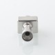 SteamShell Style RBA Bridge for Billet / BB / Boro Tank - Silver, Air Flow Pin 0.8 / 1.0 / 1.2 / 1.5 / 1.8mmmm