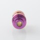 Mission Never Normal Style Titanium Drip Tip for BB / Billet / Boro AIO Box Mod - Purple, Air Insert 1.5mm / 2mm / 3.5mm