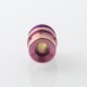 Mission Never Normal Style Titanium Drip Tip for BB / Billet / Boro AIO Box Mod - Purple, Air Insert 1.5mm / 2mm / 3.5mm