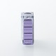 S-ProRo Style Boro Tank for SXK BB / Billet AIO Box Mod Kit - Purple + Frost, Aluminum + Acrylic