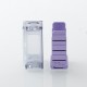 S-ProRo Style Boro Tank for SXK BB / Billet AIO Box Mod Kit - Purple + Frost, Aluminum + Acrylic